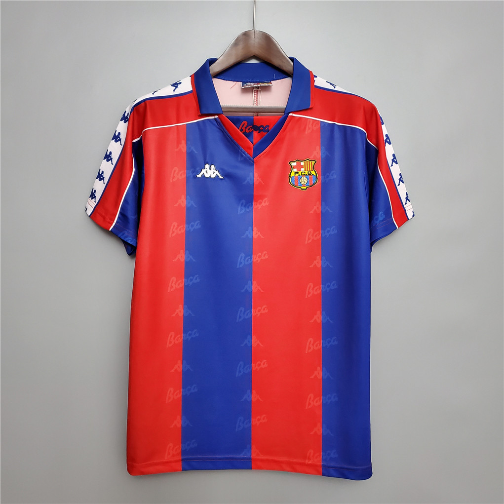 Barcelona Retro Jersey Home Soccer Shirt 1992/95 - sinoshirt
