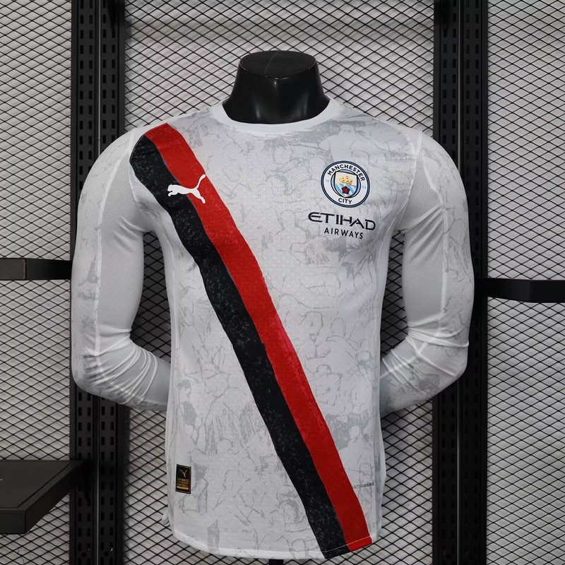 Manchester City Authentic x KidSuper Long Sleeve Football Jersey Shirt 2025/26 - sinoshirt