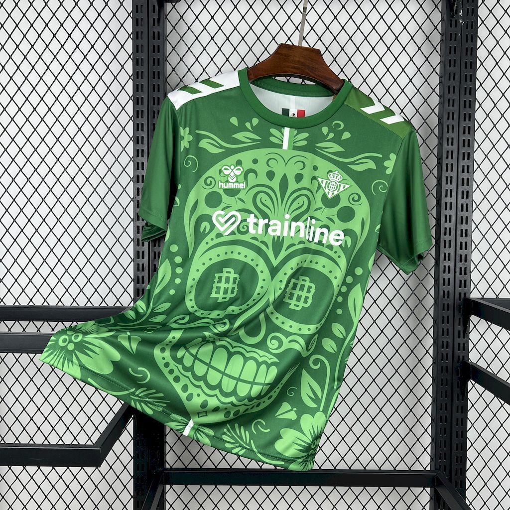 Real Betis Pre-Match D��a de Muertos Custom Soccer Jersey 2025/26 - sinoshirt