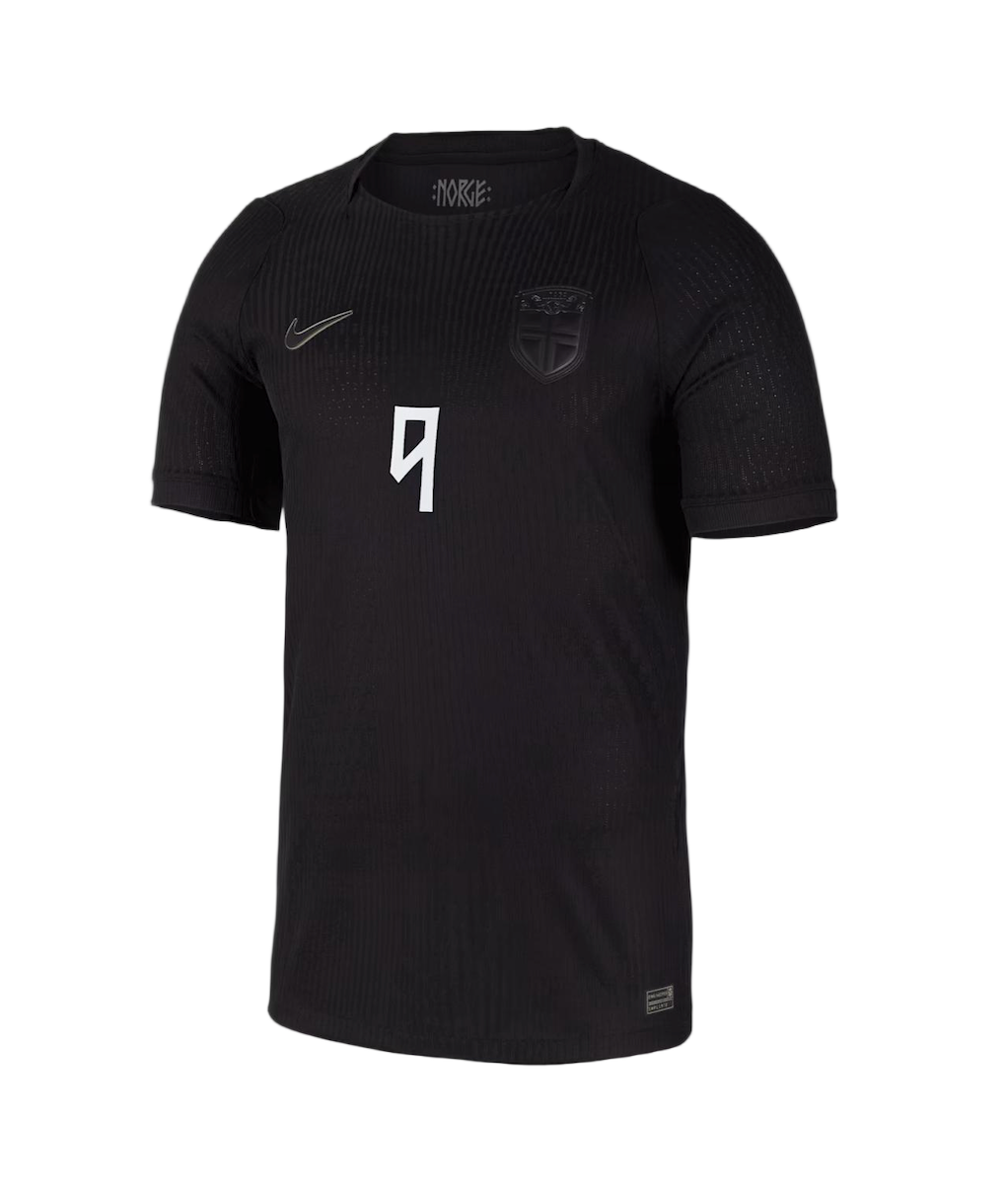 BRAUT HAALAND #9 Norway Authentic Football Jersey Away Shirt World Cup 2026 - sinoshirt