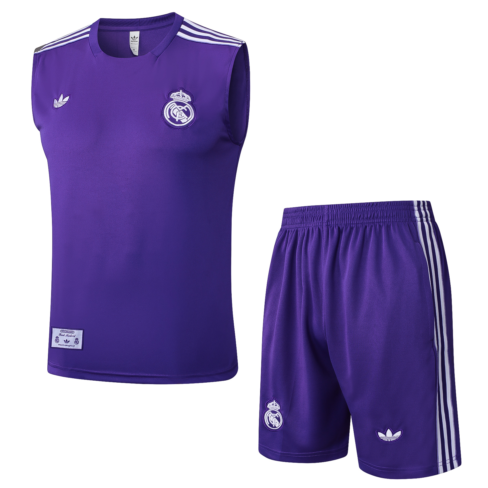 Real Madrid Sleeveless Training Kit Purple 2025/26 - sinoshirt