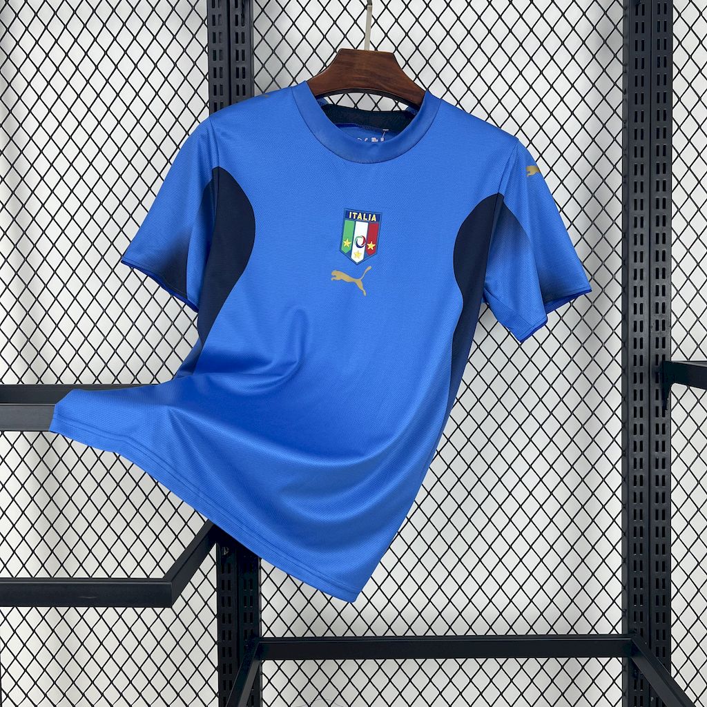 Italy Retro Soccer Jersey Home Custom Shirt 2006 - sinoshirt