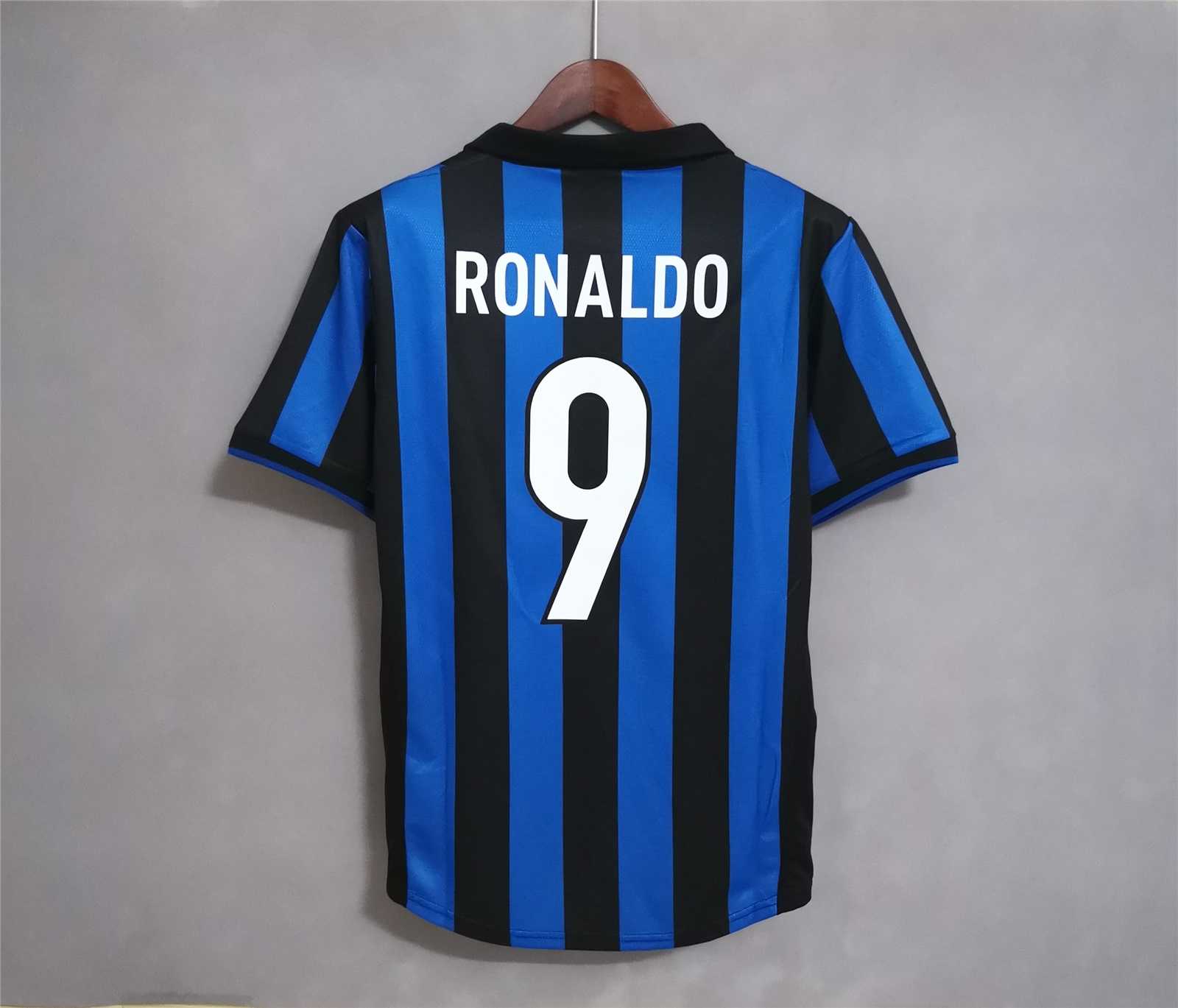 Inter Milan Retro Jersey Custom Home Soccer Jersey 1998/99 - sinoshirt