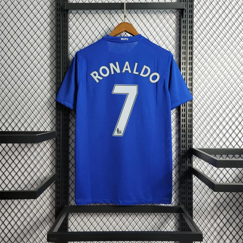 Ronaldo #7 Manchester United Retro Home Football Jersey Shirt 2008/09 - sinoshirt