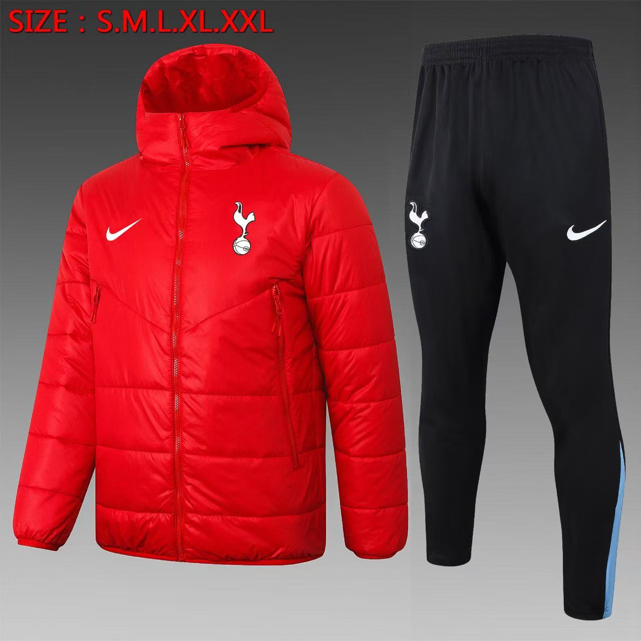 Tottenham Hotspur Cotton Hoodie Coat With Pants Red 2025/26 - sinoshirt