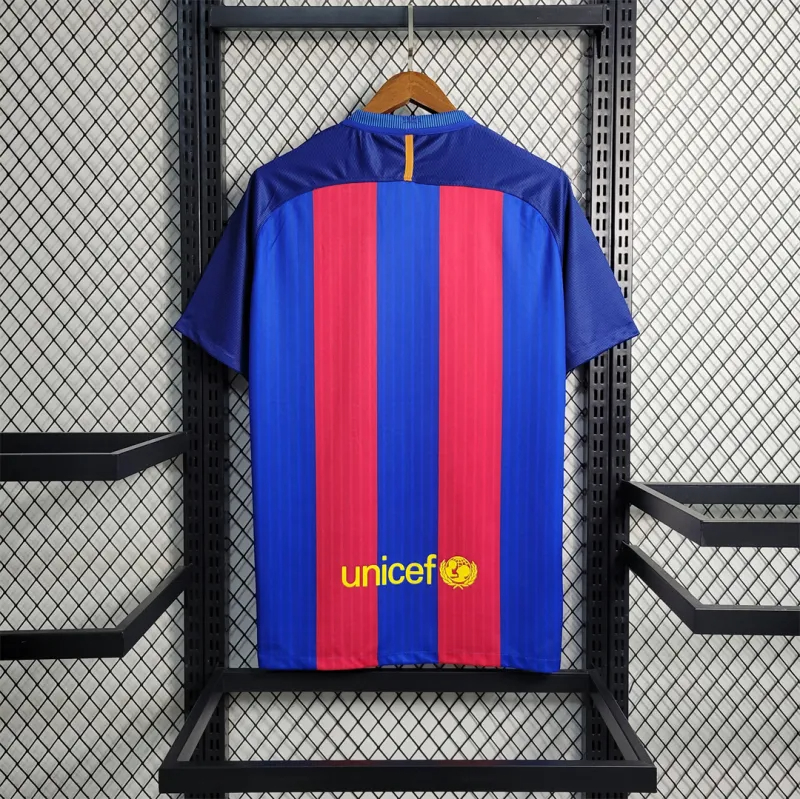 Barcelona Retro Jersey Home Soccer Shirt 2016-17 - sinoshirt