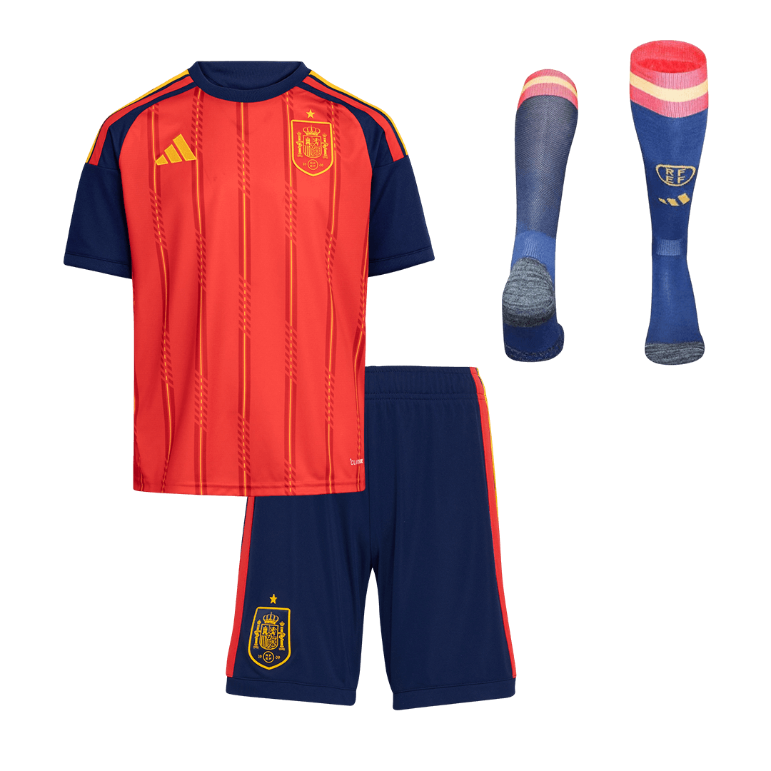 Spain Football Jersey Home Kids Full Kit World Cup 2026 - sinoshirt