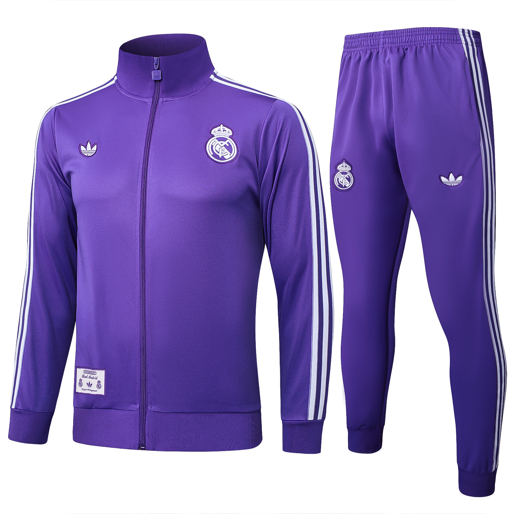 Real Madrid Training Kit (Jacket+Pants) Purple 2025/26 - sinoshirt