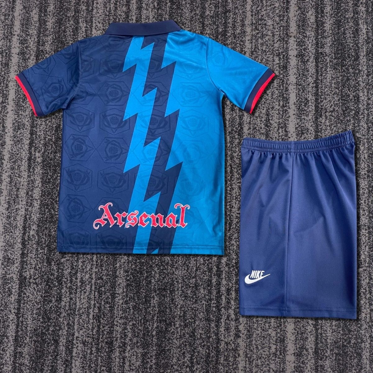 Arsenal Soccer Retro Jersey Away Kids Kit Jersey+Shorts 1995-96 - sinoshirt