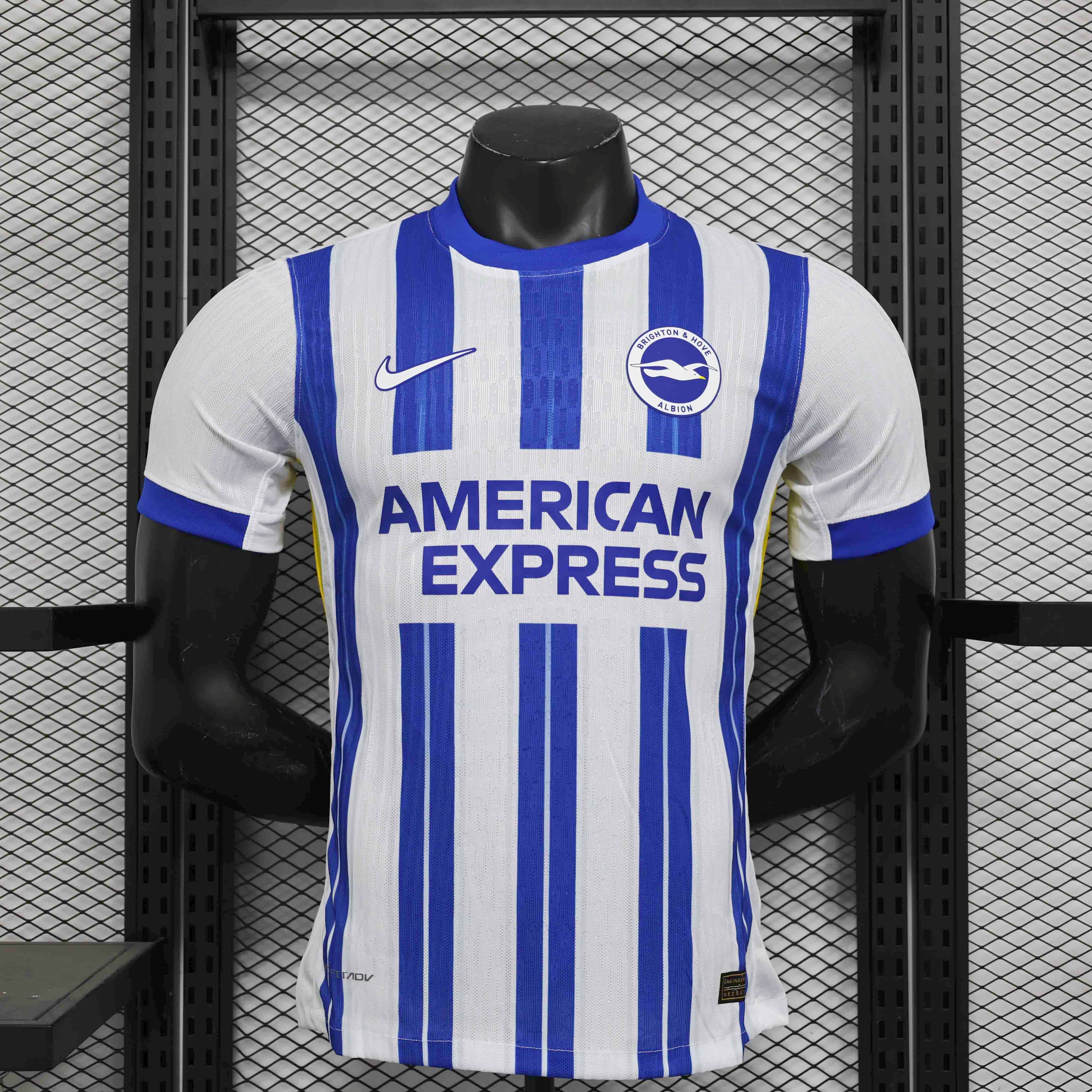 Brighton & Hove Albion Authentic Football Jersey Home Shirt 2024/25 - sinoshirt