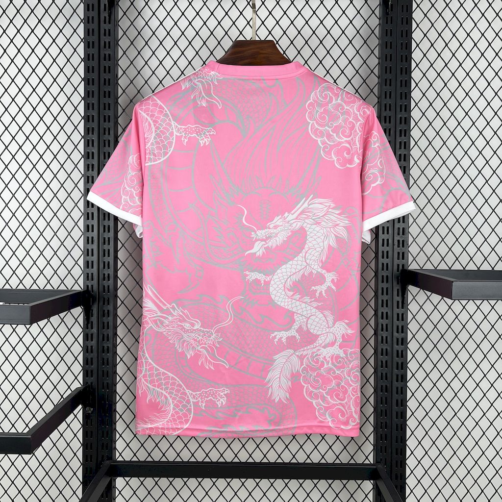 Real Madrid Soccer Jersey Dragon Pink Special Edition Custom Shirt 2025/26 - sinoshirt