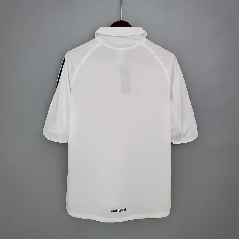 Real Madrid Retro Jersey Home Custom Soccer Shirt 2005-06 - sinoshirt
