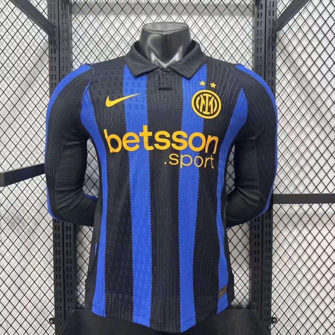 Inter Milan Authentic Football Jersey Home Long Sleeve Shirt 2026/27 - sinoshirt