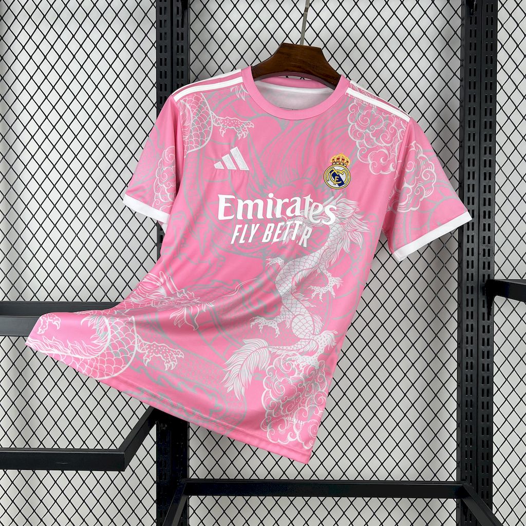Real Madrid Soccer Jersey Dragon Pink Special Edition Custom Shirt 2025/26 - sinoshirt
