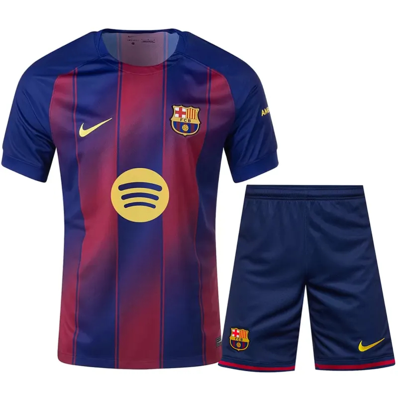 Barcelona Football Jersey Home Kit Jersey+Shorts 2025/26 - sinoshirt