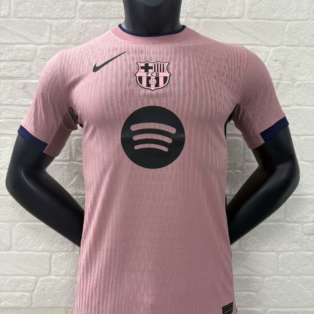 Authentic Soccer Jersey Barcelona Third Away Pink Shirt 2025/26 - sinoshirt