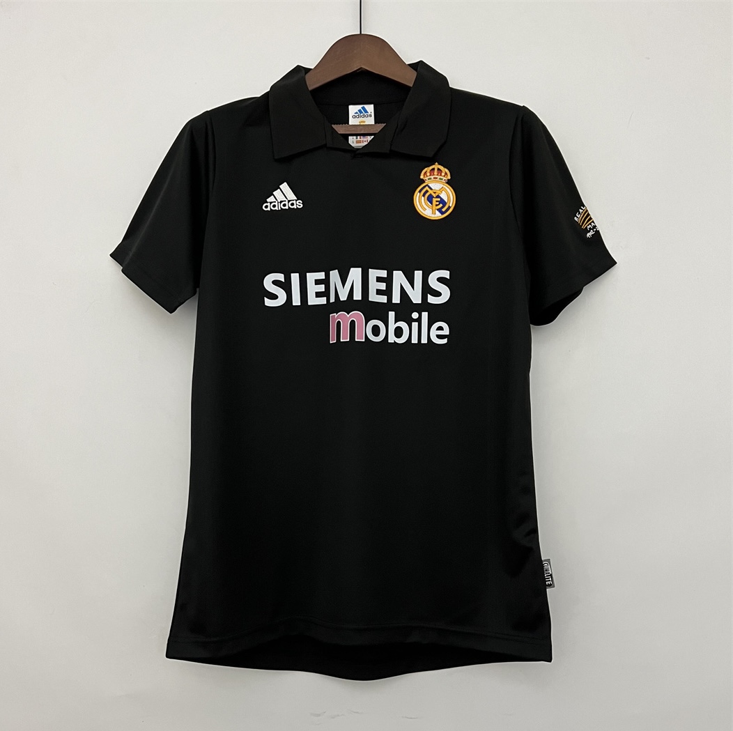 Real Madrid Retro Jersey Away Custom Soccer Shirt 2002-03 - sinoshirt