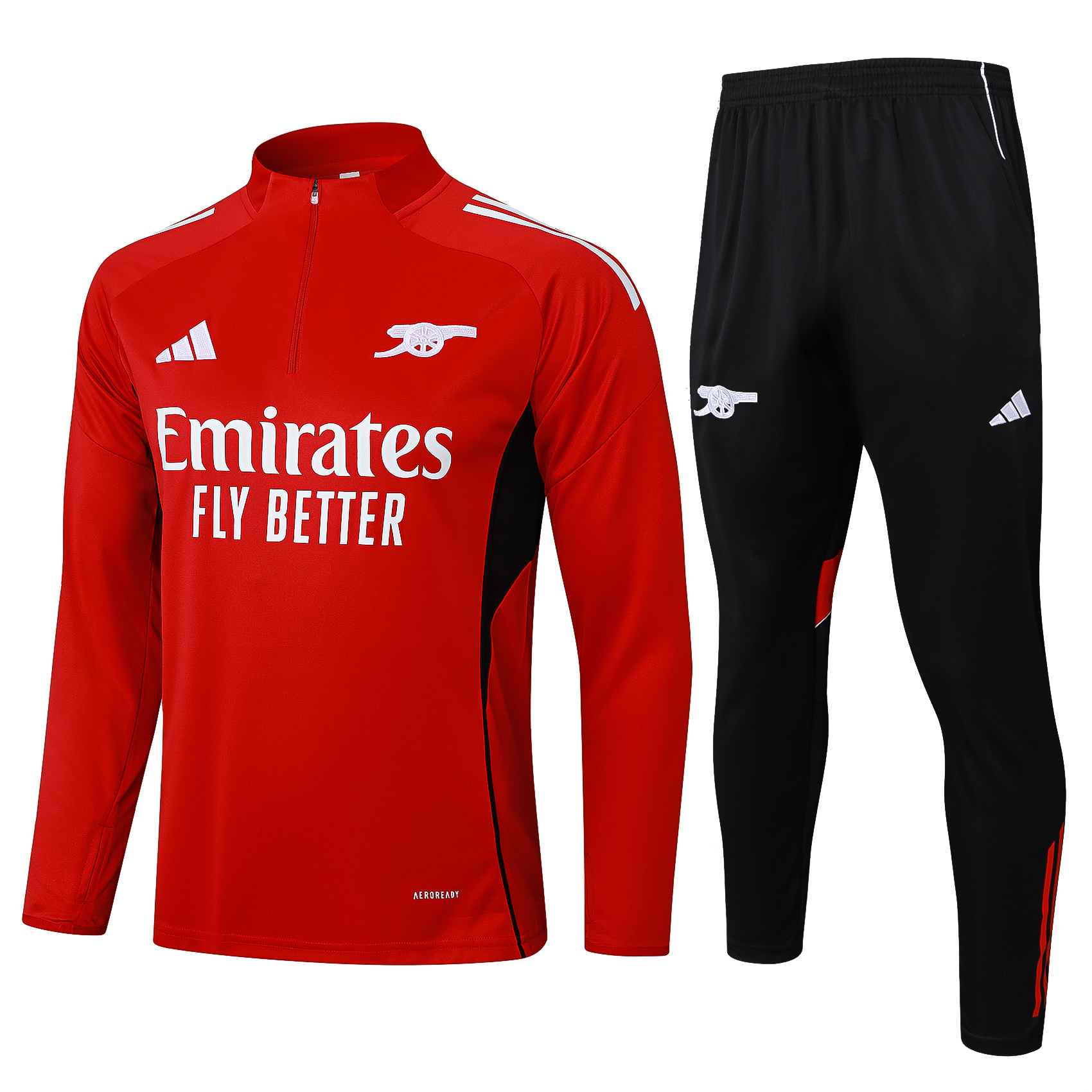 Arsenal Training Kit (Sweatshirt+Pants) Red 2025/26 - sinoshirt