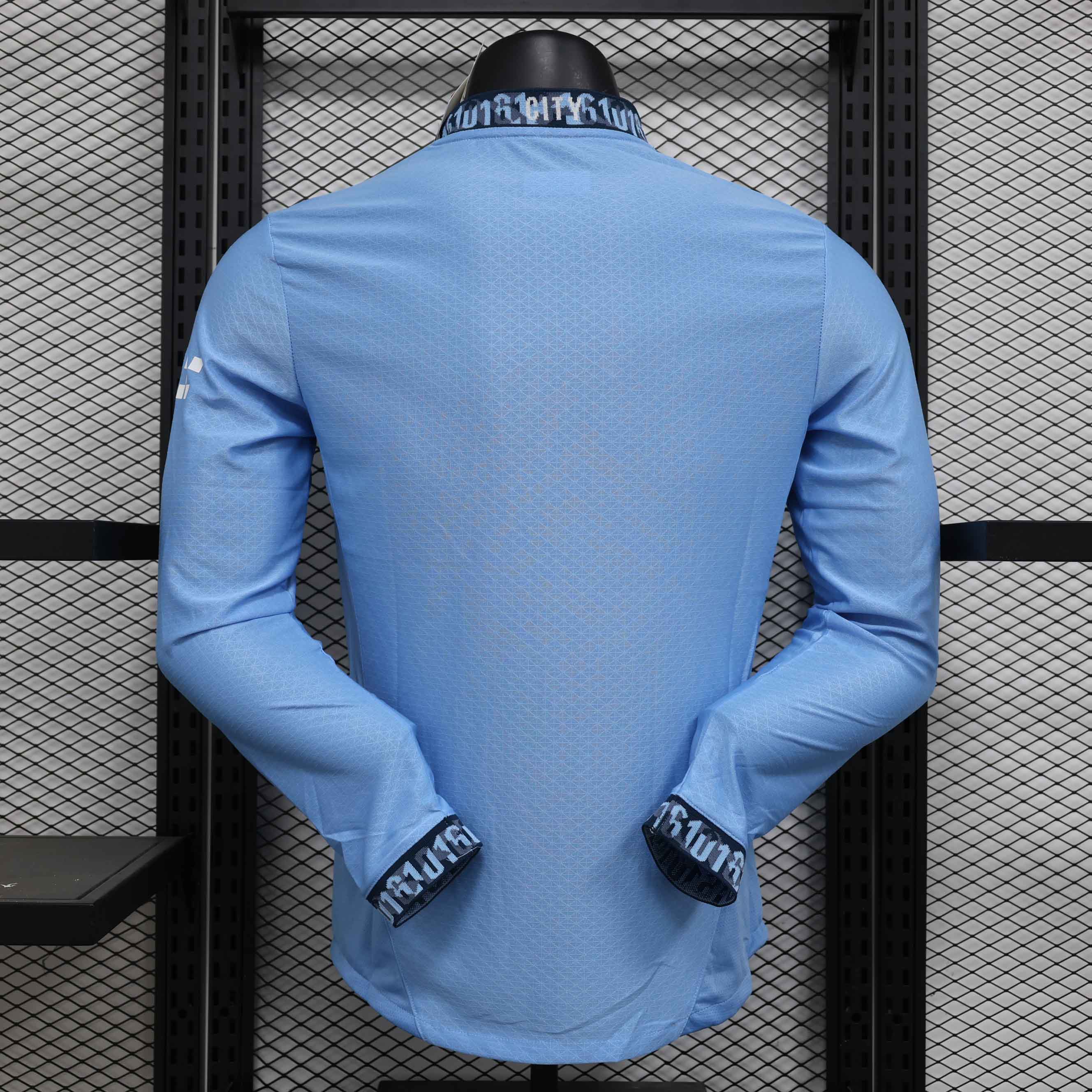 Manchester City Authentic Home Long Sleeve Football Jersey Shirt 2024/25 - sinoshirt