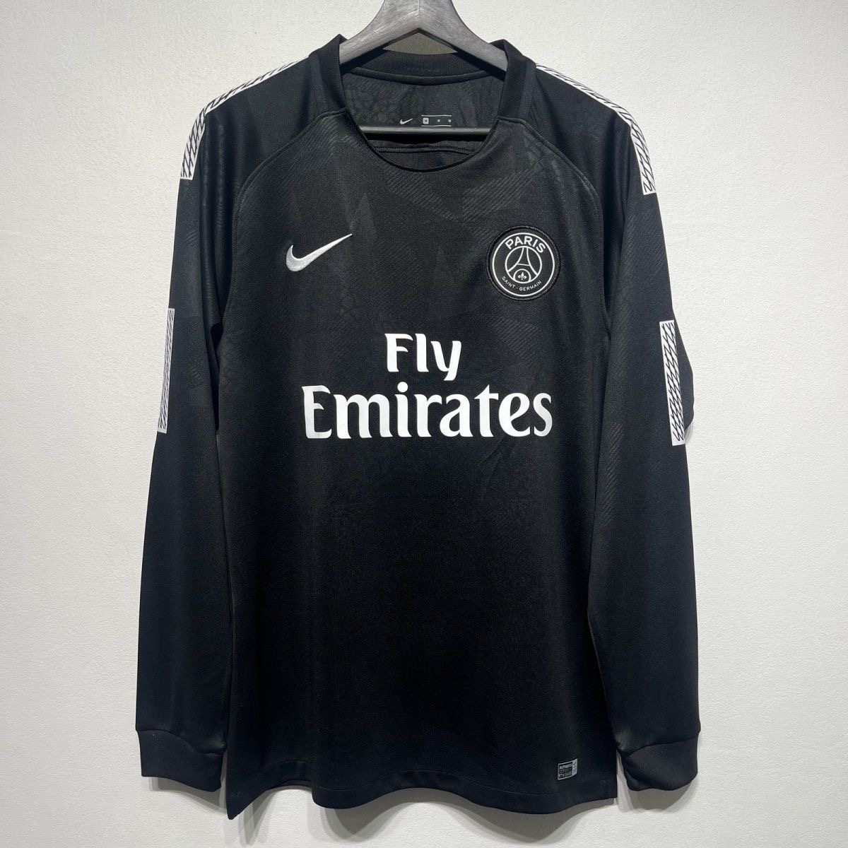 PSG Retro Jersey Third Away Long Sleeve Soccer Shirt 2017/18 - sinoshirt