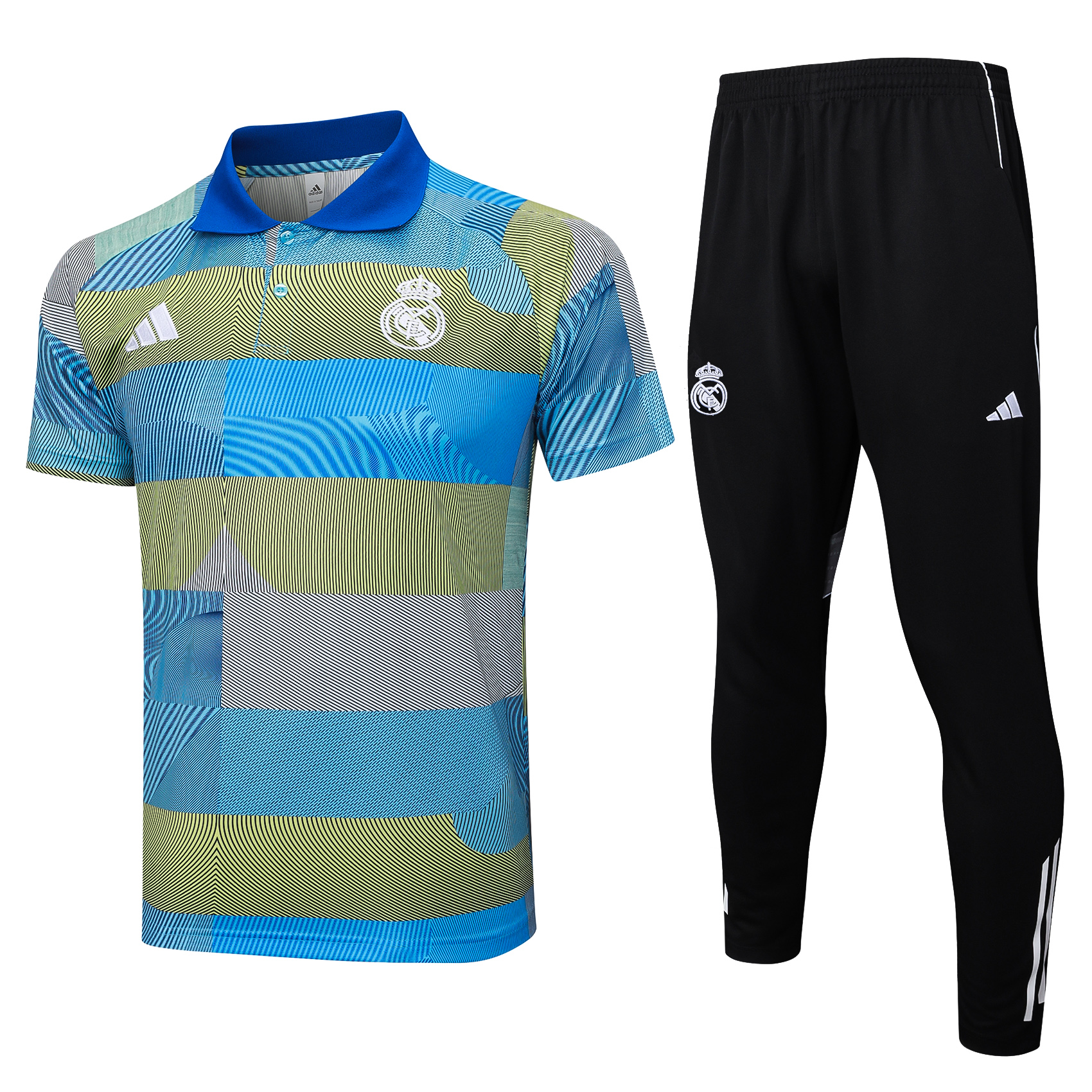 Real Madrid Training Kit (Polo+Pants) Green 2025/26 - sinoshirt