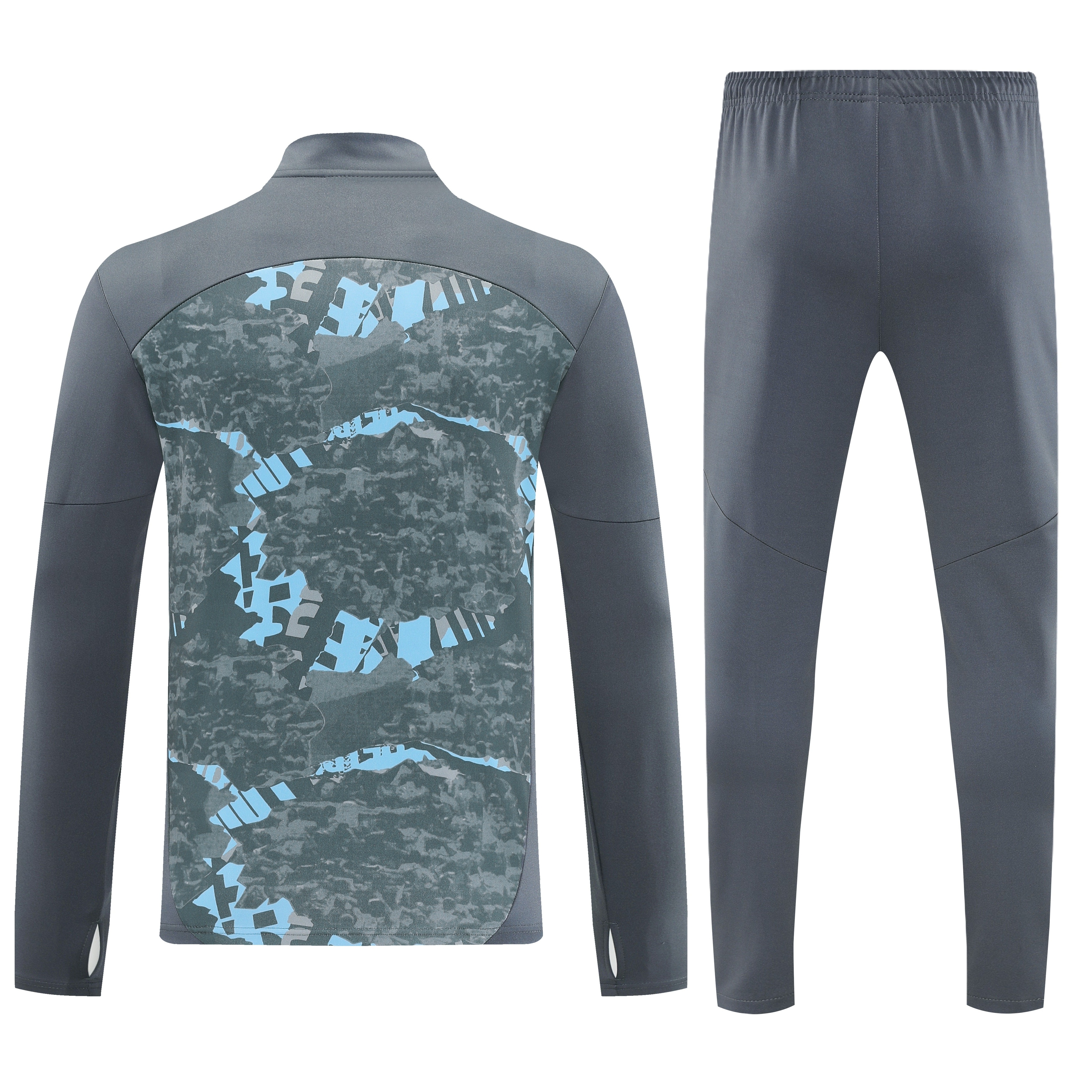 Manchester City Authentic Training Kit (Sweatshirt+Pants) Grey 2025/26 - Player Version - sinoshirt