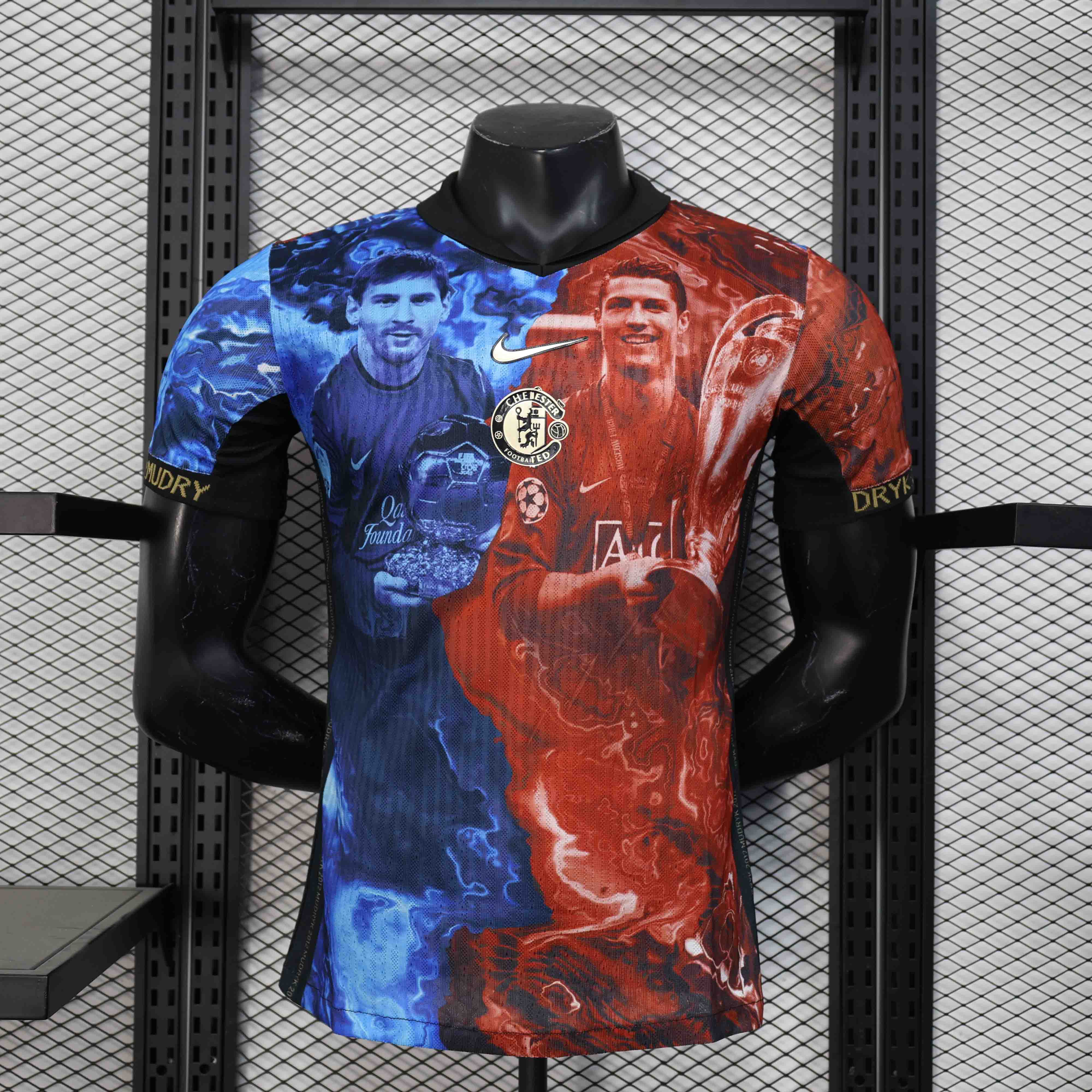 Manchester United Authentic Ronaldo x Messi Special Edition Football Jersey Shirt 2025/26 - sinoshirt