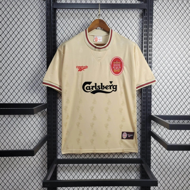 Liverpool Retro Football Jersey Away Custom Shirt 1996/97 - sinoshirt