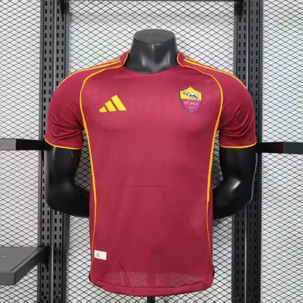 Roma Authentic Soccer Jersey Home Shirt 2025/26 - sinoshirt