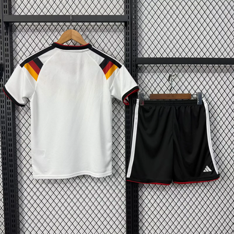 Germany Home Football Uniform Kids Kit Jersey+Shorts World Cup 2026 - sinoshirt
