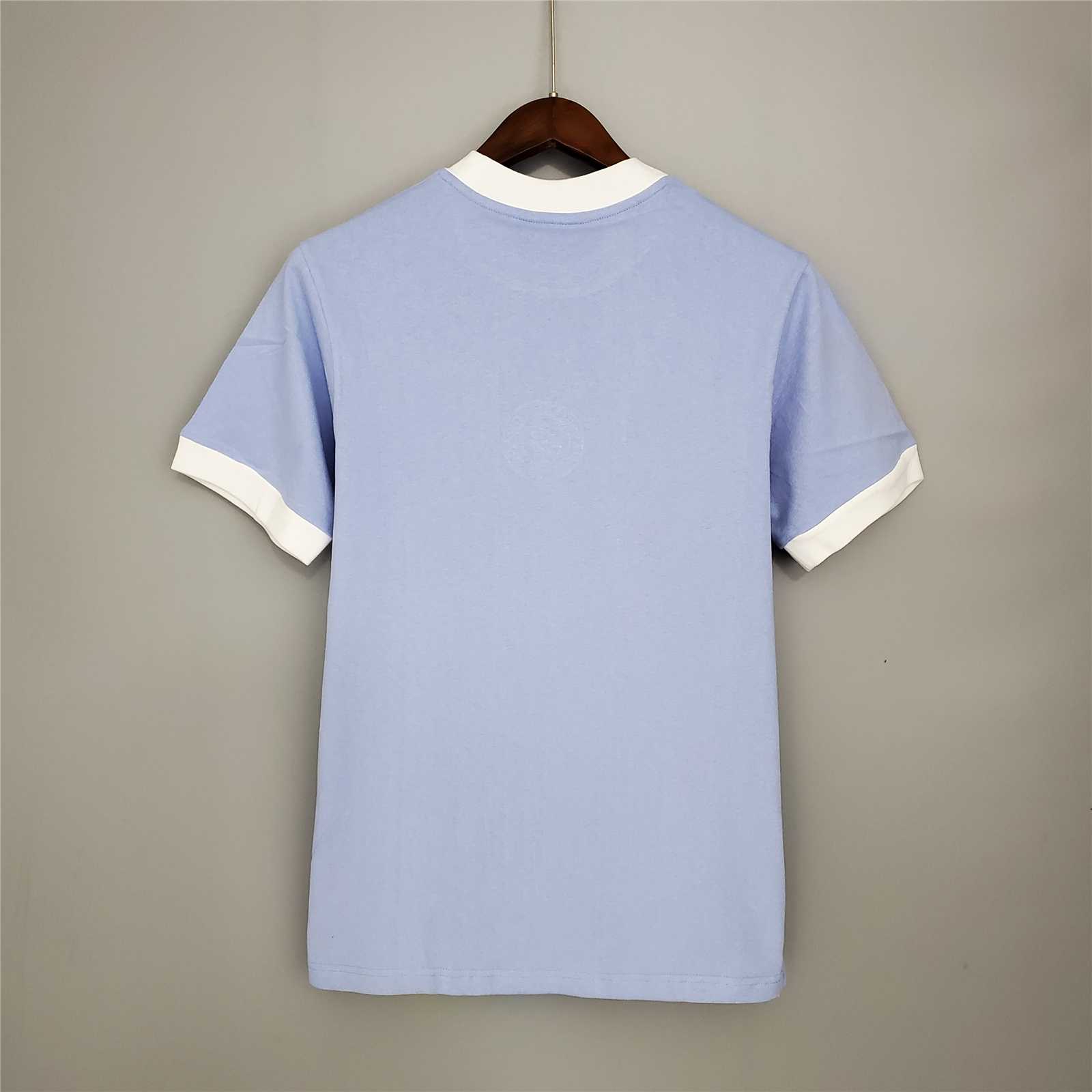 Manchester City Retro Home Football Jersey Shirt 1972 - sinoshirt