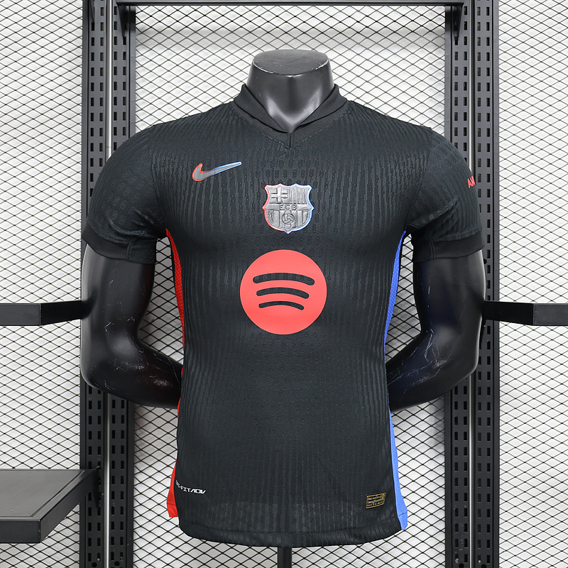 Authentic Barcelona Away Soccer Jersey 2024/25 - Spotify Logo Without Text - sinoshirt