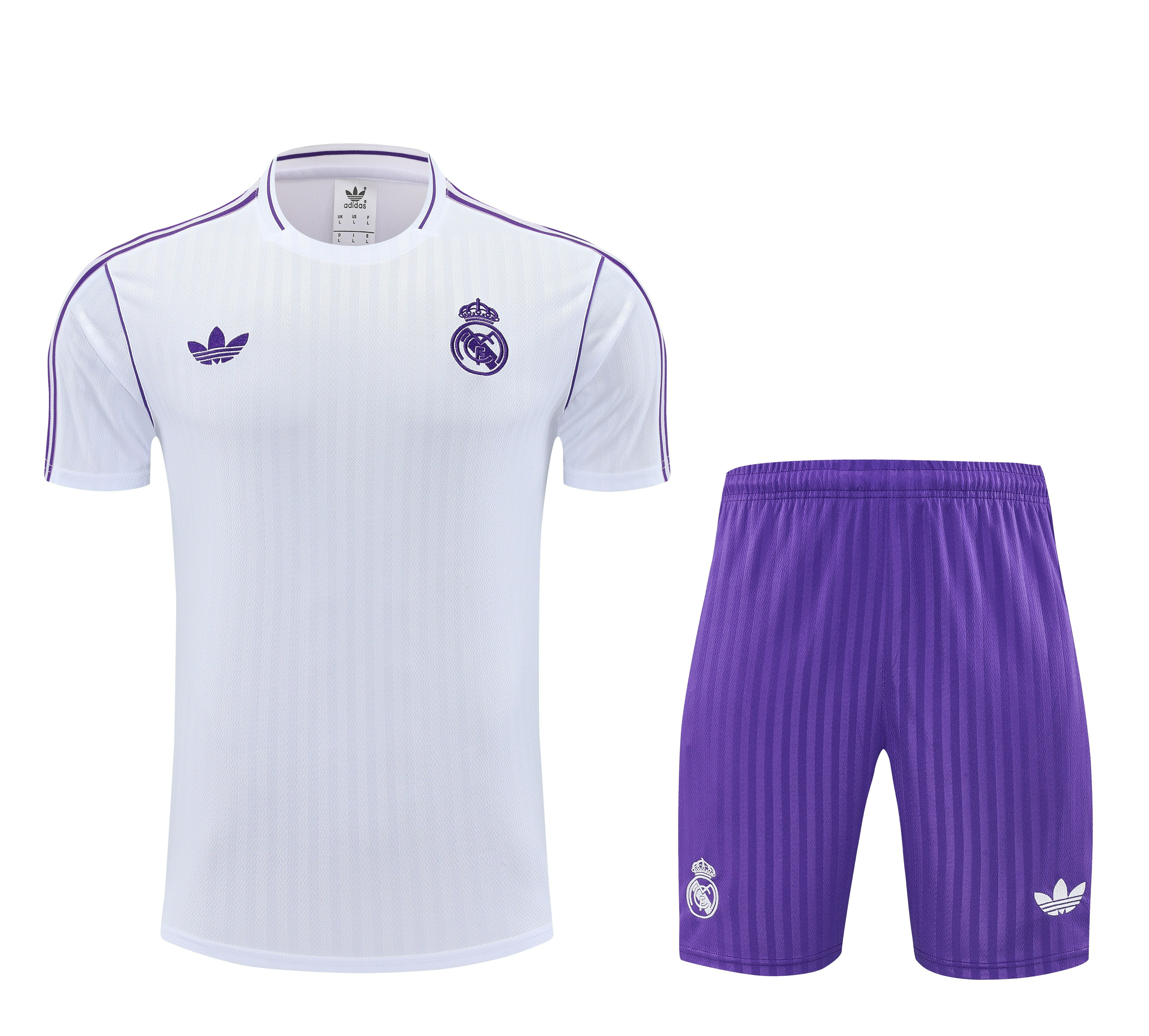 Real Madrid Training Jersey Kit White&Purple 2025/26 - sinoshirt