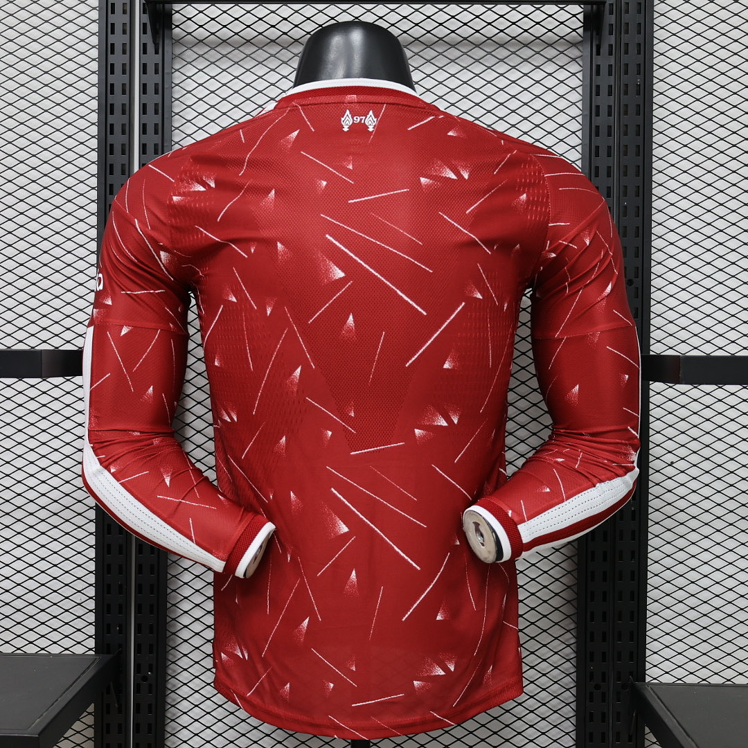 Liverpool Authentic Football Jersey Home Long Sleeve Shirt 2026/27 - sinoshirt