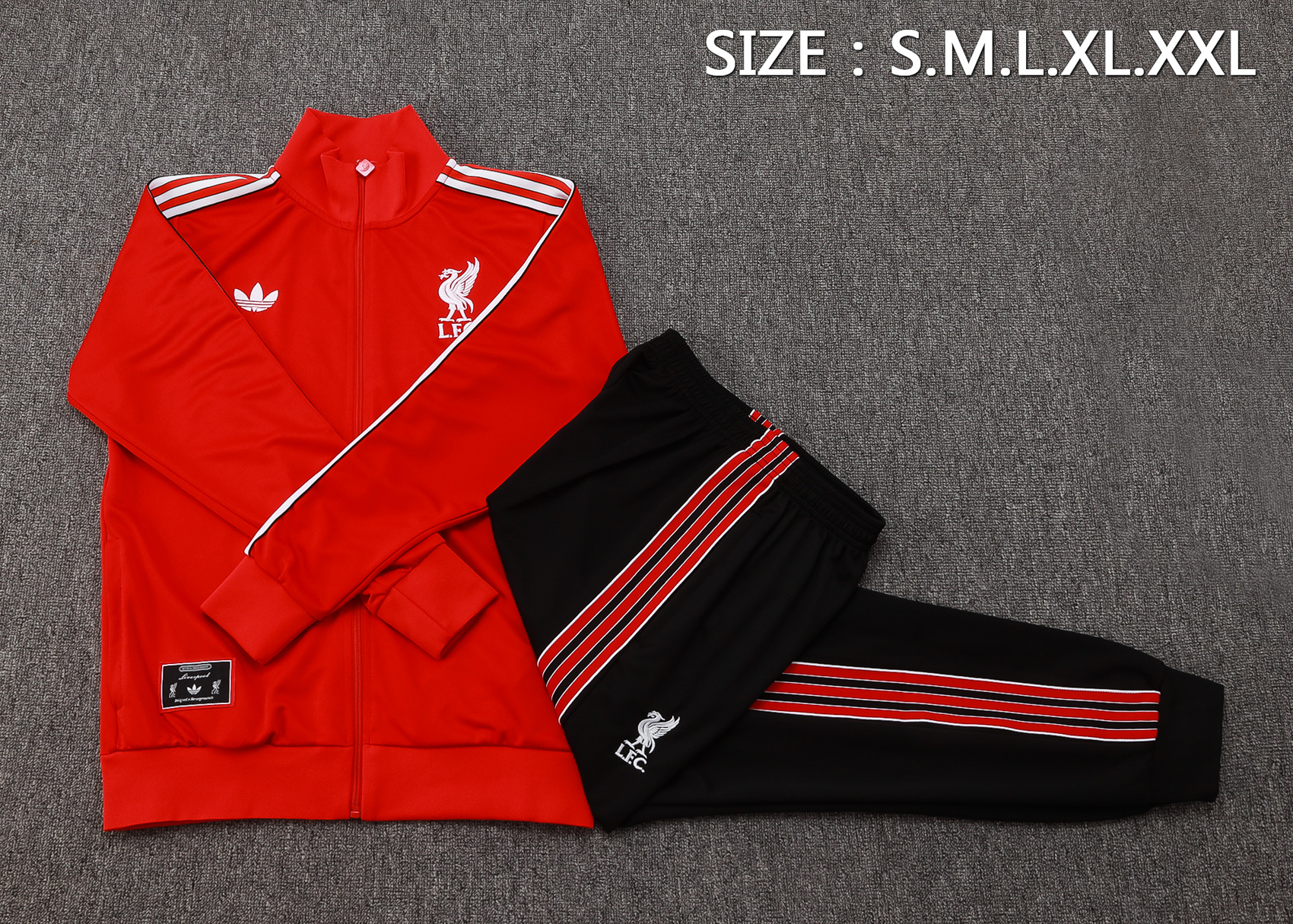 Liverpool Training Kit (Jacket+Pants) Red 2025/26 - sinoshirt