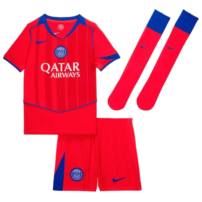 PSG Football Jersey Third Away Kids Full Kit 2025/26 - sinoshirt