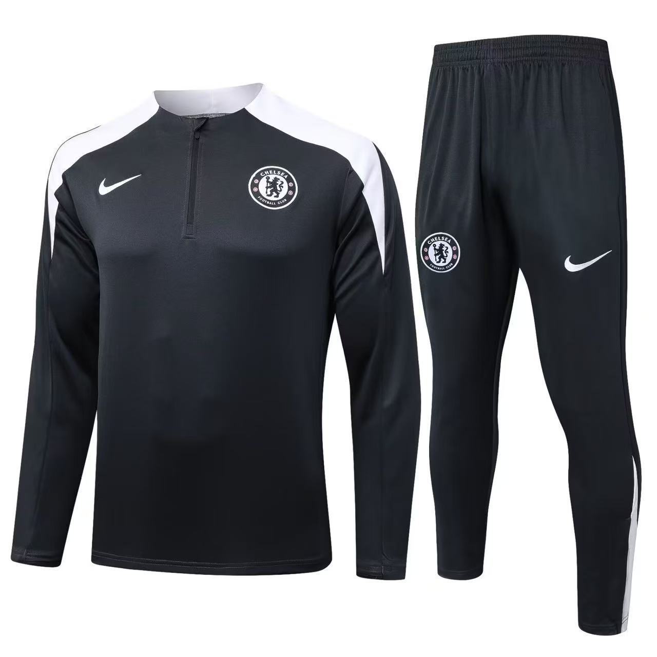 Chelsea Training Kit (Sweatshirt+Pants) Deep Grey 2025/26 - sinoshirt