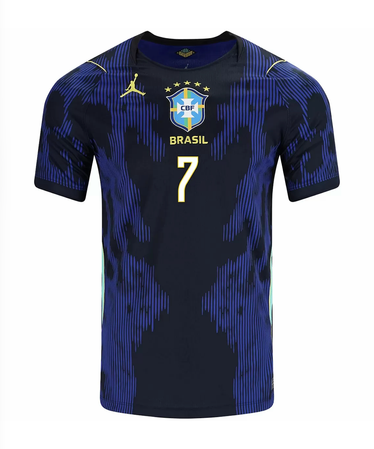 VINI JR. #7 Brazil Soccer Jersey Away Custom Shirt World Cup 2026 - sinoshirt
