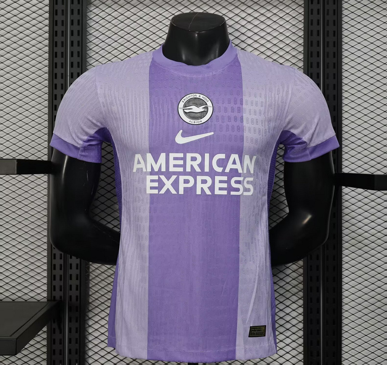 Brighton & Hove Albion Authentic Football Jersey Away Shirt 2025/26 - sinoshirt
