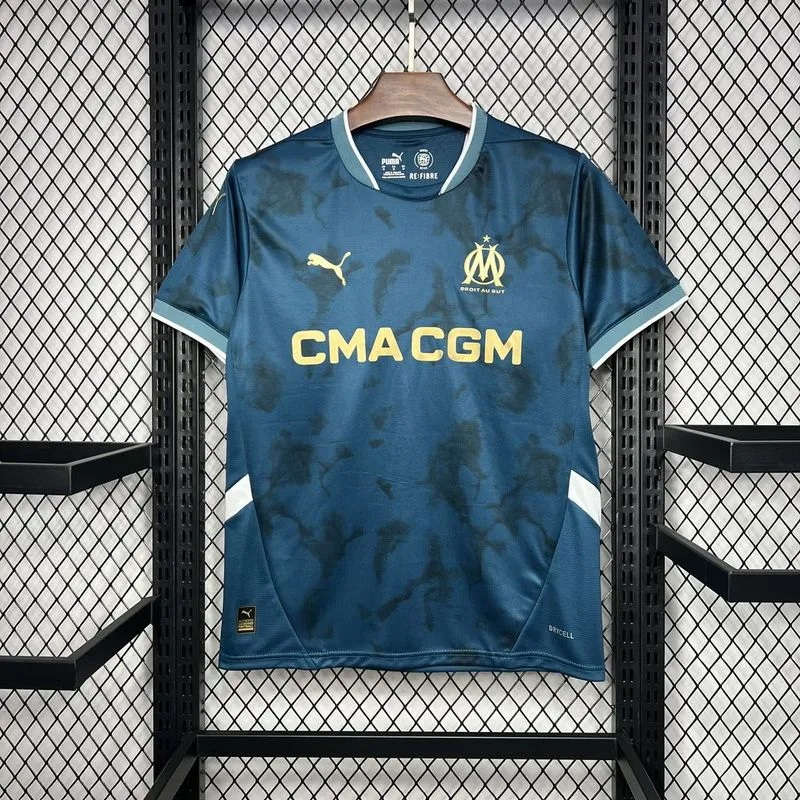 Marseille Soccer Jersey Away Custom Shirt 2024/25 - sinoshirt
