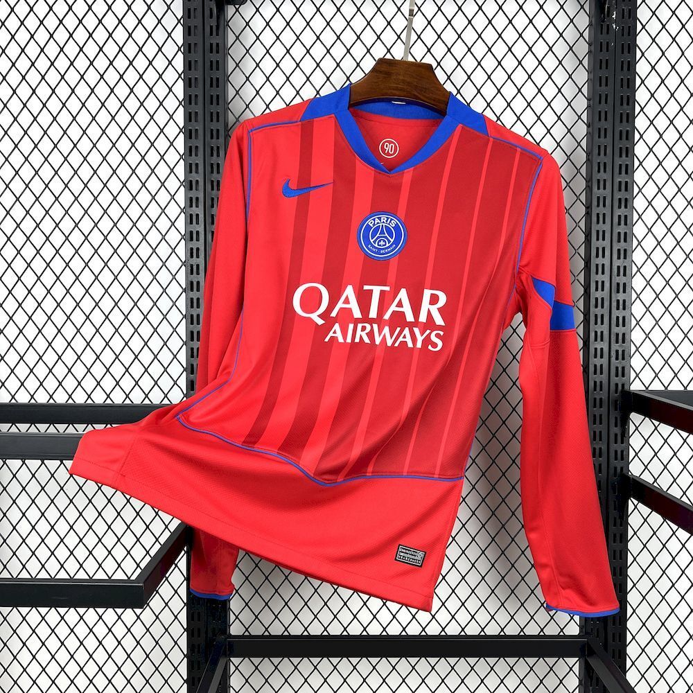 PSG Soccer Jersey Third Away Custom Long Sleeve Shirt 2025/26 - sinoshirt