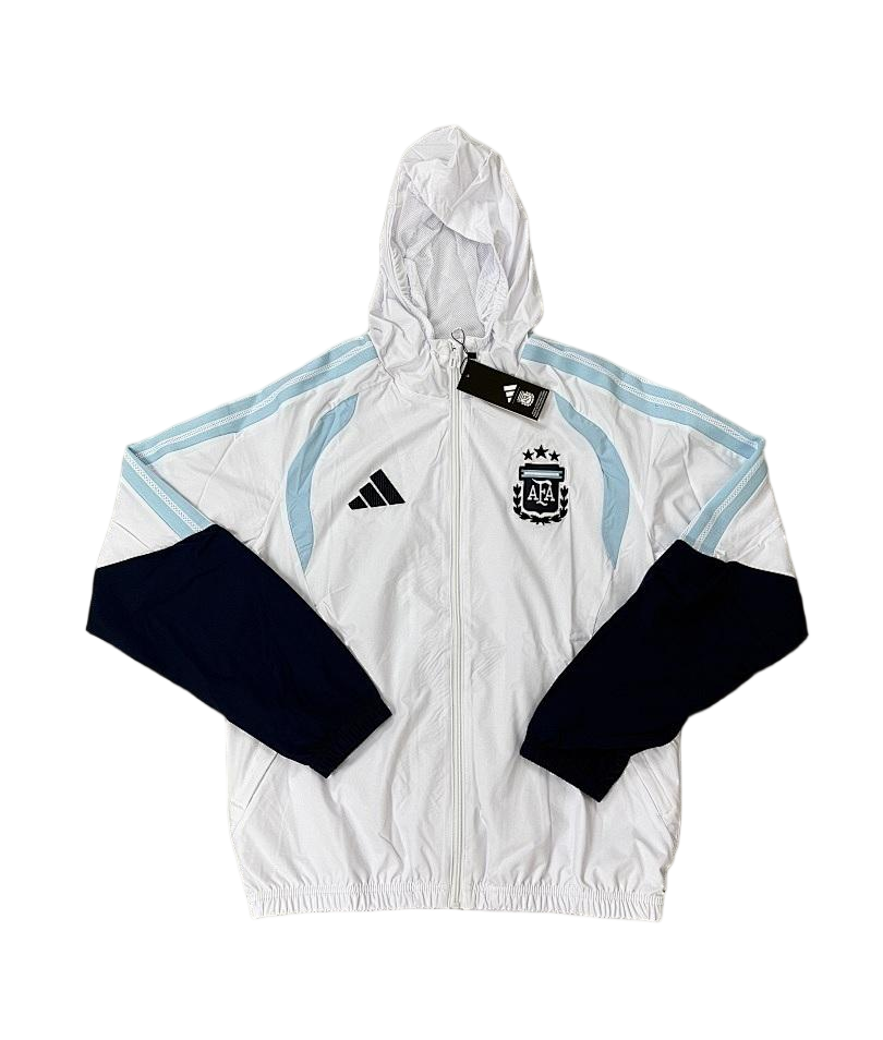 Argentina Windbreaker Jacket White World Cup 2026 - sinoshirt