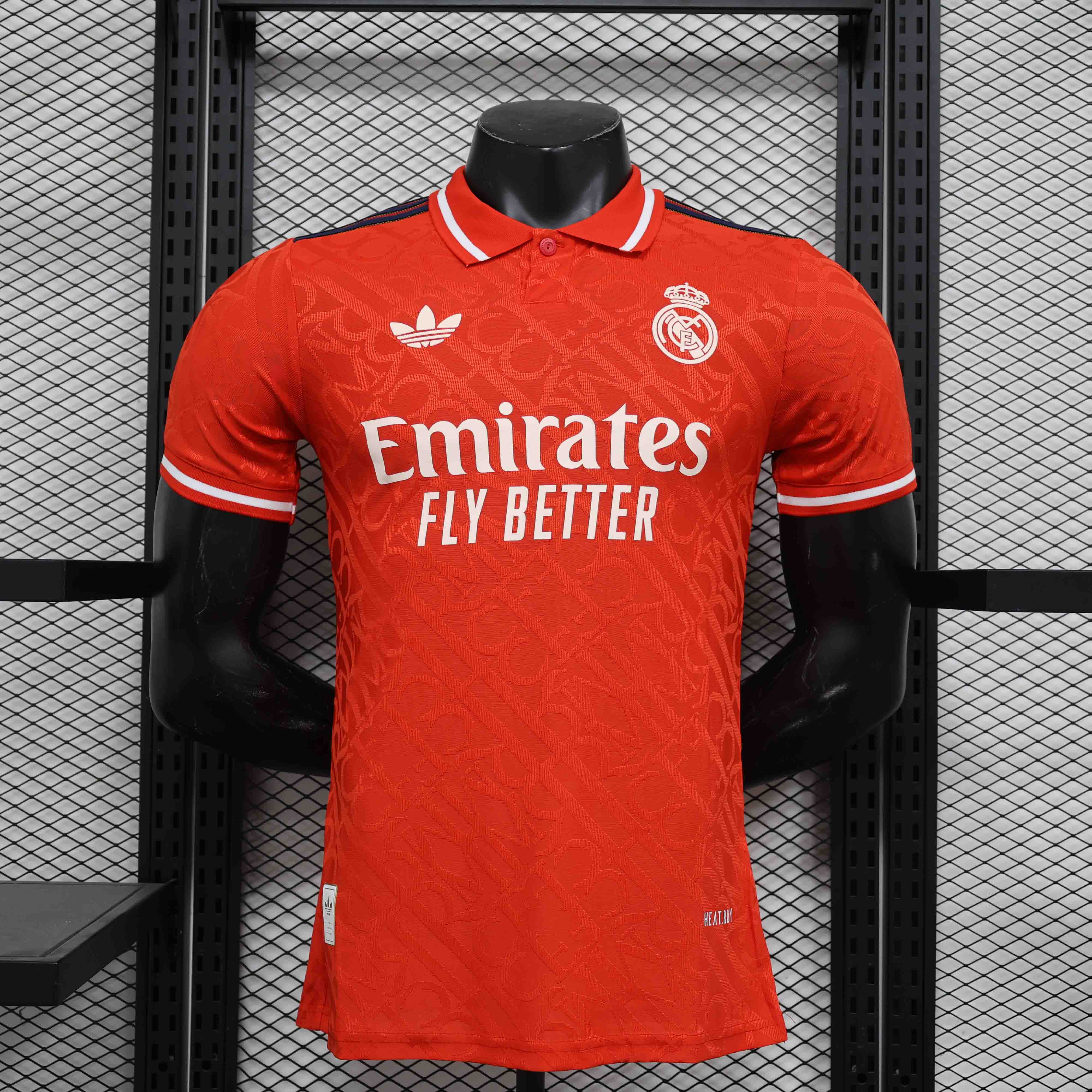 Real Madrid Authentic Soccer Jersey Red Special Edition Shirt 2024/25 - sinoshirt