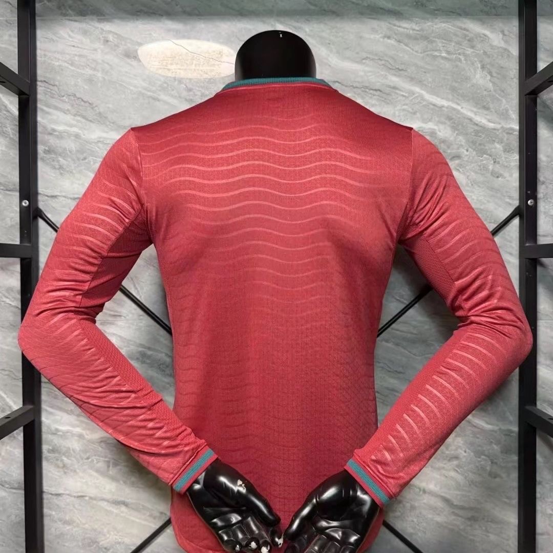Portugal Authentic Soccer Jersey Home Long Sleeve Shirt World Cup 2026 - sinoshirt