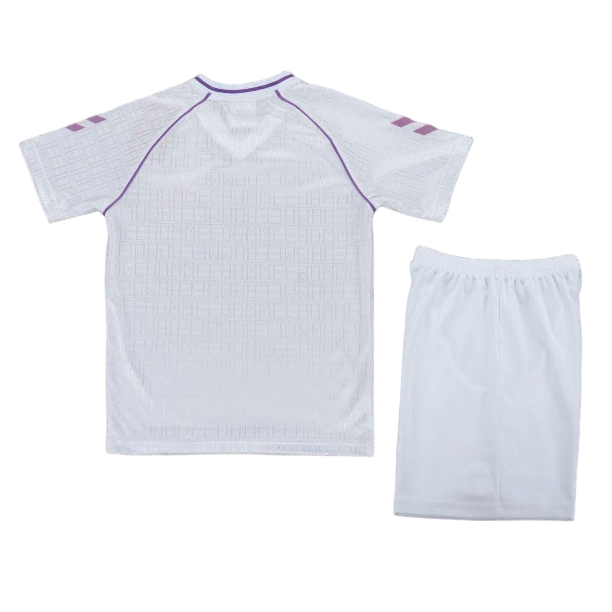 Real Madrid Retro Jersey Home Kids Kit Jersey+Shorts 1990-92 - sinoshirt