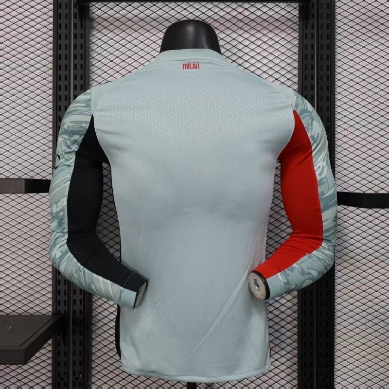 AC Milan Authentic Soccer Jersey Goalkeeper Long Sleeve Shirt 2025/26 - sinoshirt