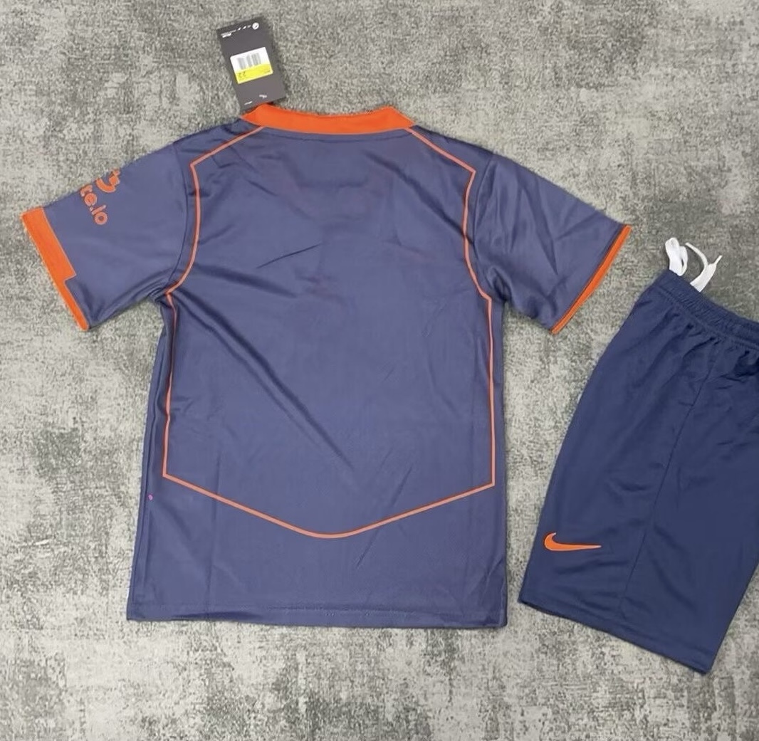Inter Milan Soccer Jersey Third Away Kids Kit Jerseys+Shorts 2025/26 - sinoshirt
