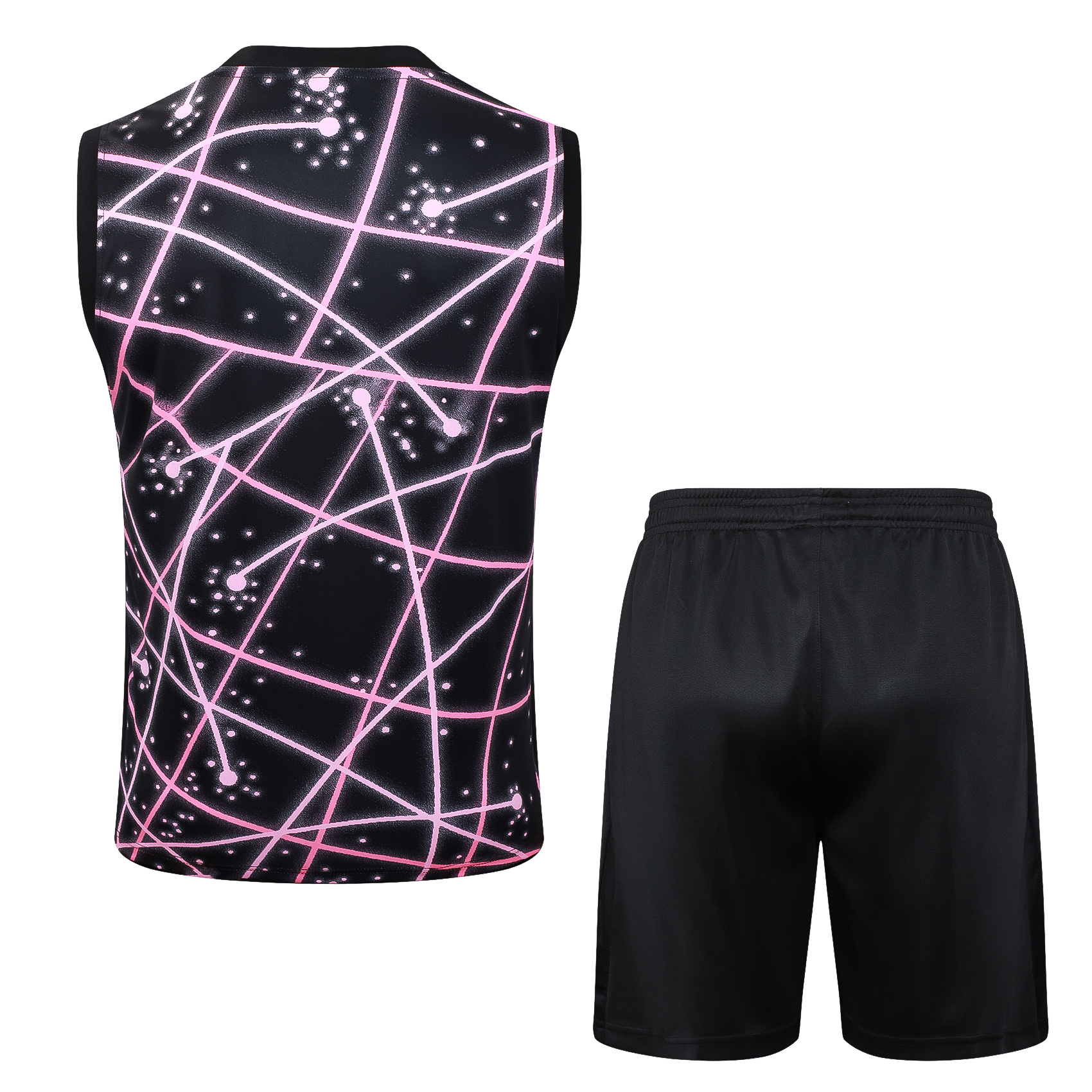 PSG Sleeveless Training Kit Black 2025/26 - sinoshirt