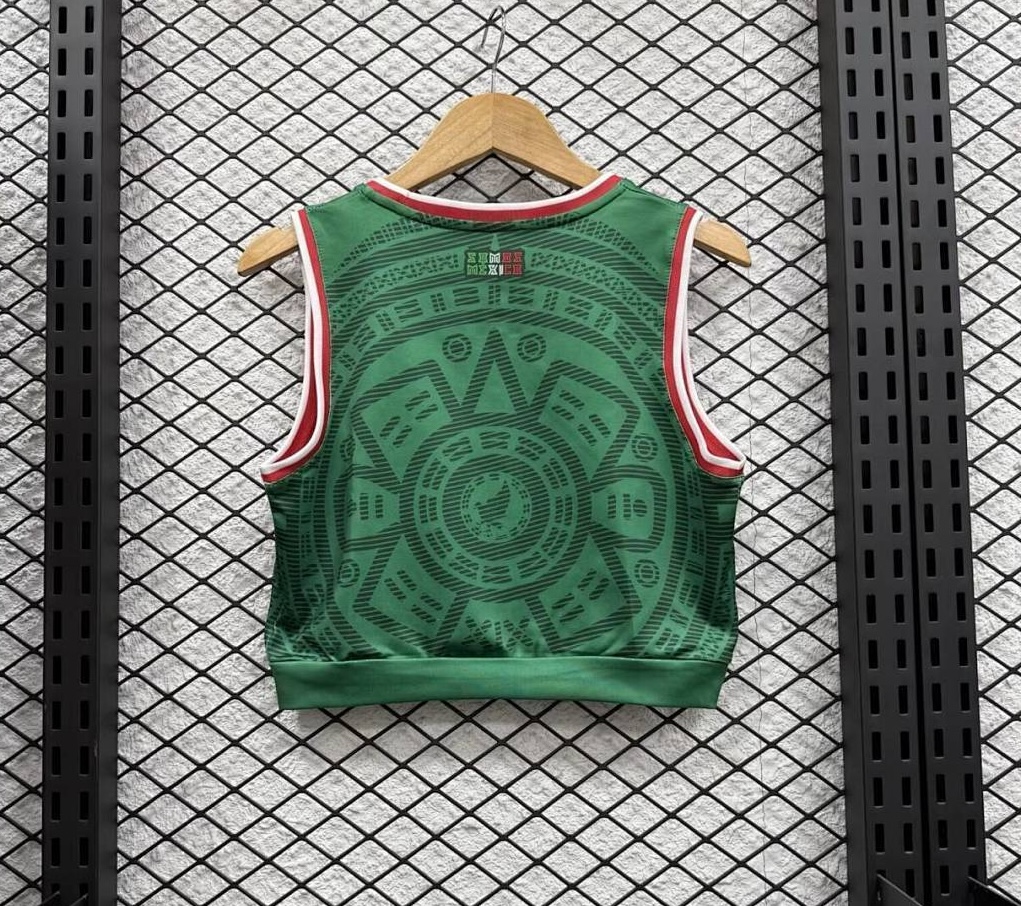 Mexico Soccer Jersey Home Women's Vest World Cup 2026 - sinoshirt