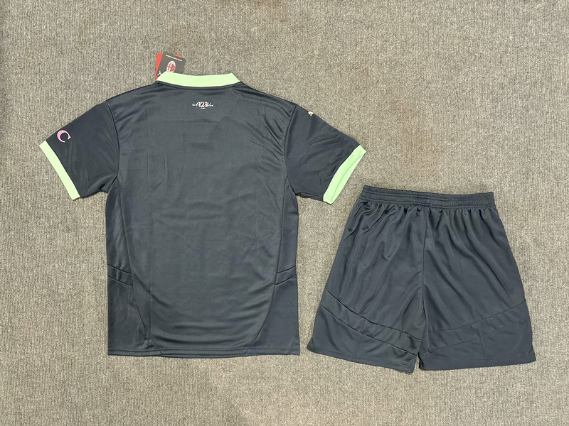 AC Milan Soccer Jersey Third Away Kids Kit Jersey+Shorts 2024/25 - sinoshirt
